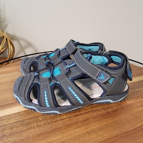 Apakowa Kid's Boy's Girl's Soft Sole Close Toe Sport Beach Sandals Size 12 - Picture 6 of 13